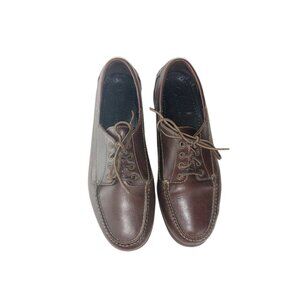 Cole Haan Country Mens size 10 M Brown Leather Lace Up Oxfords Casual  Shoes